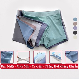 Quần Lót Boxer Nam Cao Cấp Vicenzo Vải Băng Lụa Co Giãn Mềm Mịn Mát. Quần Sịp Đùi Nam Cao Cấp