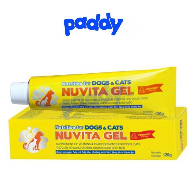 Gel Dinh Dưỡng Nuvita Gel Bổ Sung Dinh Dưỡng, Khoáng, Vitamin Cho Chó Mèo