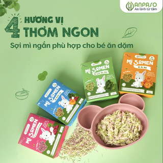  Mì Somen Anpaso cho bé ăn dặm từ 6 tháng từ rau củ hữu cơ Goodbabyvn 