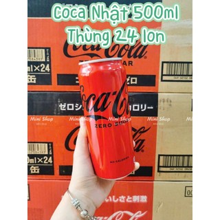 Nước Ngọt COCA COLA NHẬT 500ml ( Thùng 24 lon)