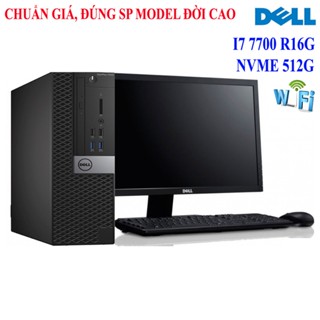 Bộ máy tính để bàn đồng bộ DELL intel Core i7 kết nối Wifi ( Sản phẩm trọn bộ đầy đủ)