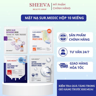 Mặt Nạ SUR MEDIC Dưỡng Trắng, Cấp Ẩm, Phục Hồi, Làm Dịu Da 30g, Sheeva Beauty
