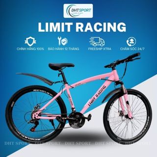 XE ĐẠP THỂ THAO NGƯỜI LỚN LIMIT RACING 26 INCH MÀU HỒNG SIÊU XINH PHUỘC ĐEN GIẢM SÓC TRƯỚC CHỐNG GỈ