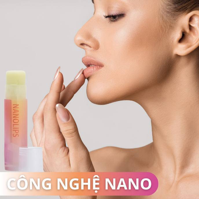 Son dưỡng môi hồng NANOLIPS 5gr Dưỡng Hồng Môi, Ngăn Ngừa Khô Ráp, Nứt Nẻ