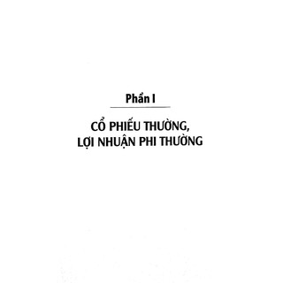 Sách - Cổ Phiếu Thường Lợi Nhuận Phi Thường - NXB Lao Động Xã Hội