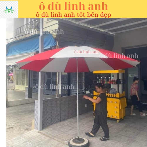 Ô Dù Chính Tâm Tròn 2M4 2M7 3M (Chưa đế) Ô DÙ-ô Che Mưa  Ngoài Trời (Chưa bao gồm chân đế 15kg]