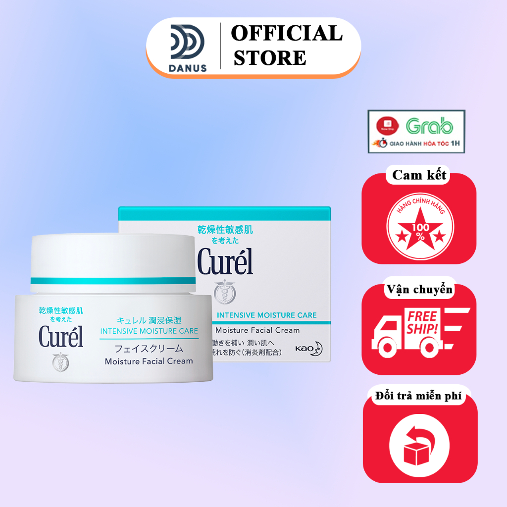 Cấp Ẩm Chuyên Sâu - Kem Dưỡng Da Curel Intensive Moisture Care Intensive Moisture Cream 40g Nội Địa 