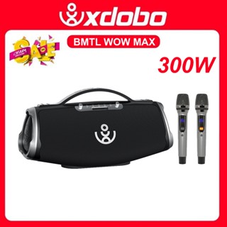 Loa Karaoke Bluetooth 5.3 Xdobo Wow Max 300W Kèm 2 Micro Không Dây, Loa siêu trầm Hỗ Trợ Cổng 6.5mm/AUX/USB/Cổng OTG