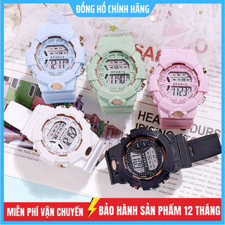  Đồng hồ điện tử nam nữ Sport watch đầy đủ chức năng kiểu dáng thể thao cá tính  phong cách hàn quốc 