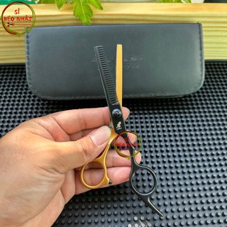 Kéo cắt tóc Nhật Bản cao cấp siêu rẻ FE VĐ[Mua bộ kéo tặng kèm bao da+lược]