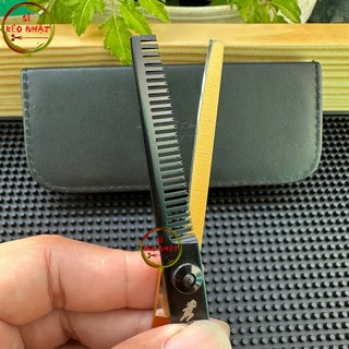 Kéo cắt tóc Nhật Bản cao cấp siêu rẻ FE VĐ[Mua bộ kéo tặng kèm bao da+lược]