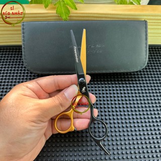Kéo cắt tóc Nhật Bản cao cấp siêu rẻ FE VĐ[Mua bộ kéo tặng kèm bao da+lược]