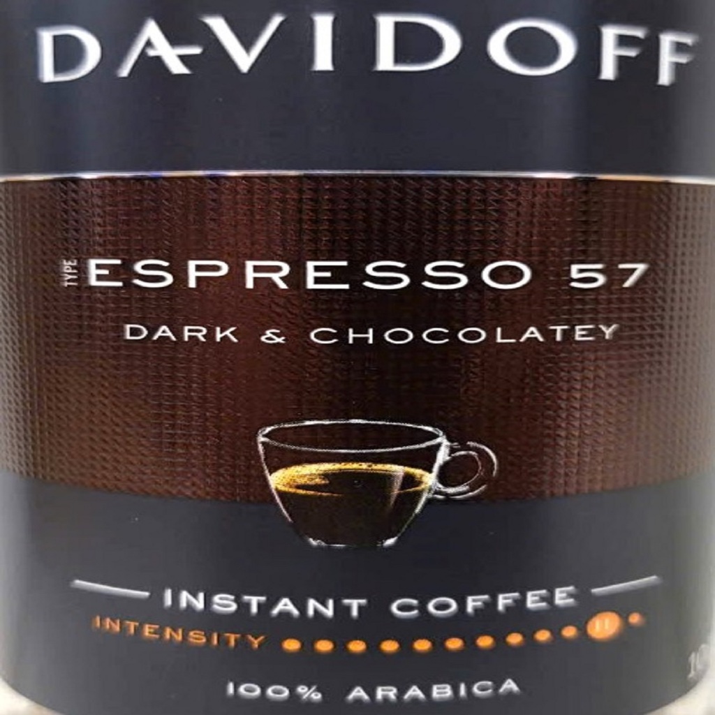 DAVIDOFF << Lọ ESPRESSO 100gr >> CÀ PHÊ ĐỨC HÒA TAN ARABICA NGUYÊN CHẤT [GERMANY] Espresso 57 Instan