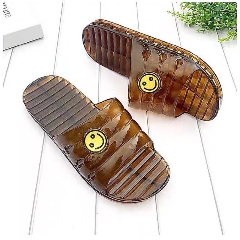 Dép VIP Mặt Cười Nhựa Trong Dẻo, Dép Đi Trong Nhà Văn Phòng, Dép Lê, Dép Nhựa