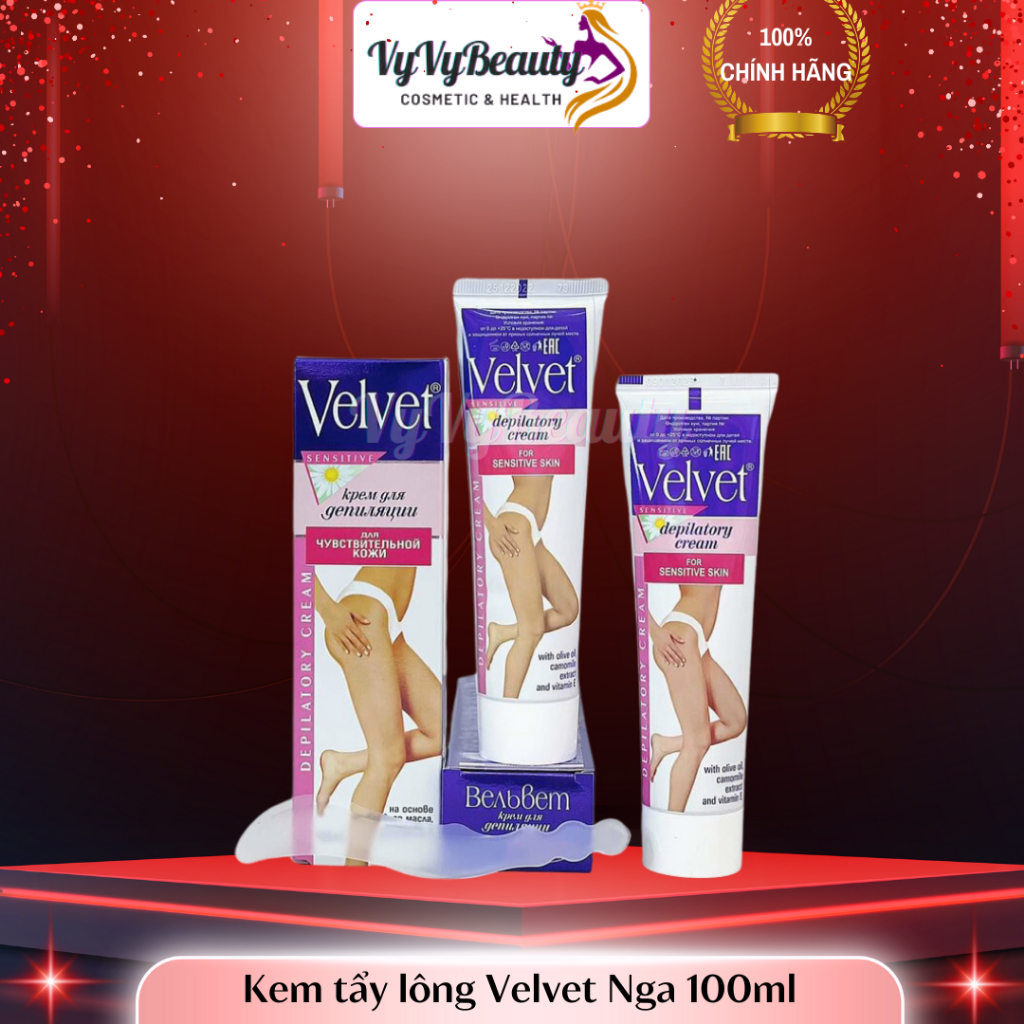 Kem tẩy lông Velvet Nga 100ml