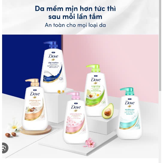 Sữa tắm dưỡng thể Dove 530gr