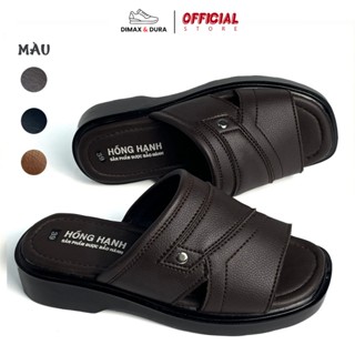 Dép Da Nam DIMAX & DURA_M722,Dép Quai Bản Cao Cấp,Dép Da Trung Niên Đế Đúc Cao Cấp Bảo Hảnh 6 Tháng