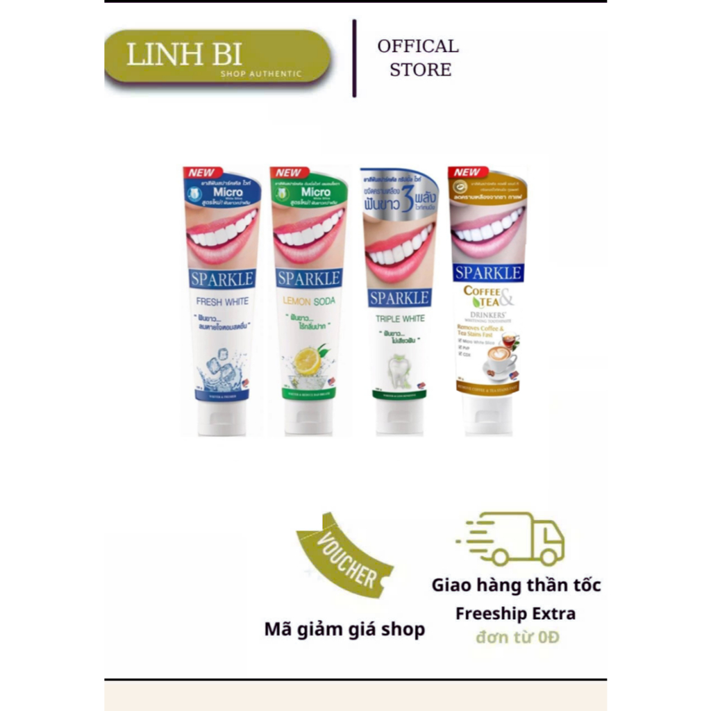 Kem đánh răng SPARKLE  Thái Lan