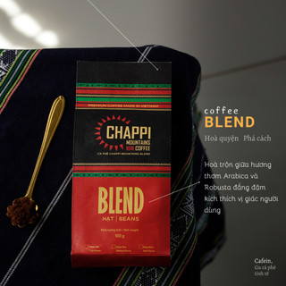CÀ PHÊ HẠT BLEND HÒA QUYỆN (vị pha trộn đậm đắng và thơm của Robusta và Arabica)