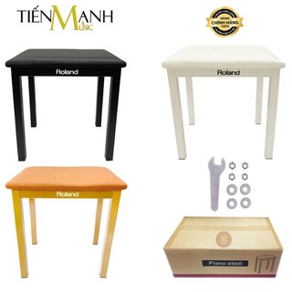 [Logo Roland] Ghế Đệm Êm Chuyên Dụng Ngồi Chơi Đàn Piano, Organ Cơ Điện Tử - Chiều Cao Chuẩn Chân Sắt GST, GSD
