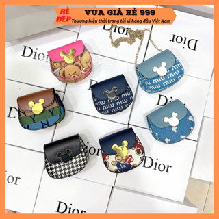  Túi mini nữ đeo chéo đi chơi nhỏ nhắn cute dễ thương thời trang cho mẹ và bé DC07 
