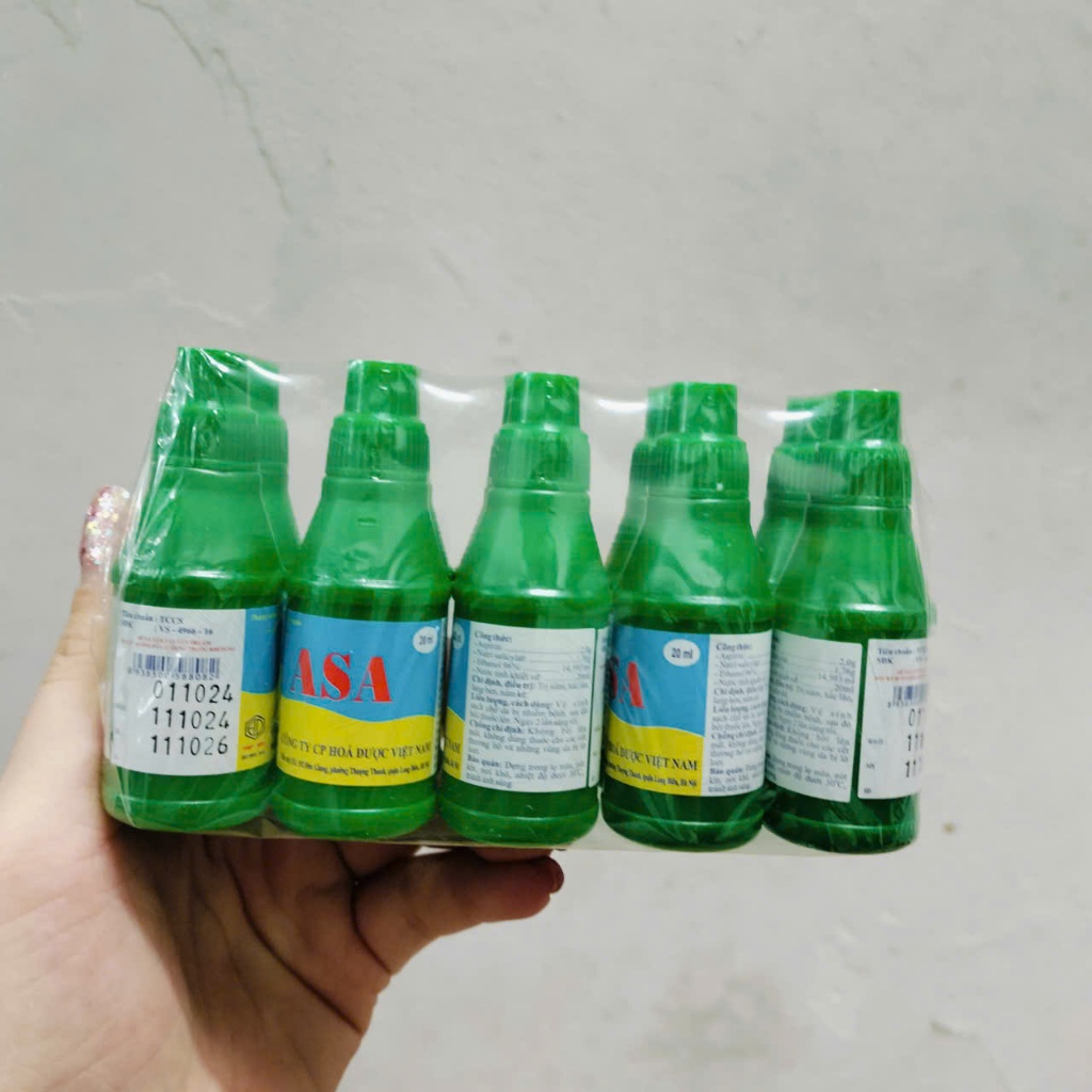 COMBO 10 LỌ ASA BÔI DA MỖI LỌ 20ML