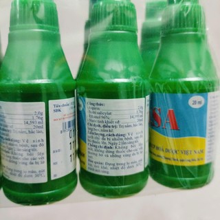 COMBO 10 LỌ ASA BÔI DA MỖI LỌ 20ML