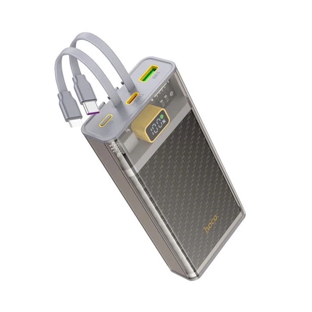 Sạc dự phòng nhanh 22.5w HOCO có 2 dây sạc 10000mah 20000mah | BigBuy360 - bigbuy360.vn