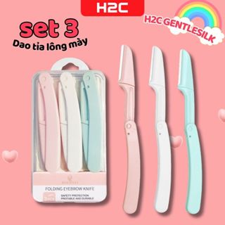 Dao cạo lông mày chân mày, tóc mái gấp gon tiện lợi sét 3 chiếc