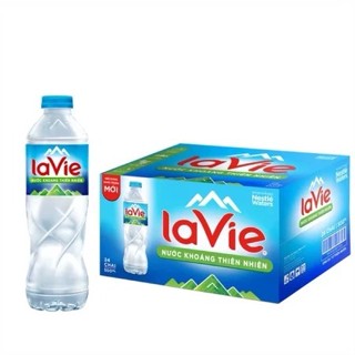 Thùng 24 chai nước Khoáng Lavie 350ml - 500ml 