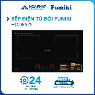  Bếp điện từ đôi Funiki HDD8525   HDD8526 - Hàng chính hãng bảo hành 24 tháng 