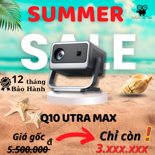    Máy Chiếu Xem Phim Q10 ULTRAL MAX 2024 Giọng Nói Chuột Bay   Mini FULL HD Hỗ Trợ 4K 