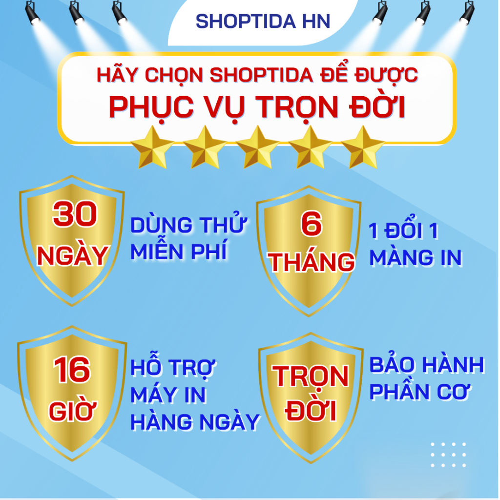 Máy in đơn hàng Shoptida SP46 in đơn hàng, phiếu gửi, minicode, logo tự dán, bảo hành 12 tháng | BigBuy360 - bigbuy360.vn
