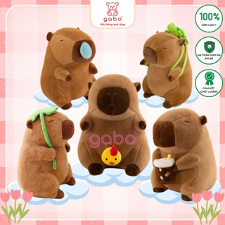 Gấu Bông Chuột Lang Capybara chim gà có dây kéo, Chuột chảy mũi GABO TEDDY BEAR