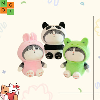 Gấu Bông MGO! Gấu Bông Mèo Cosplay Cute 2 Màu - Mèo Nhồi Bông Cao Cấp Mềm Mịn Dễ Thương