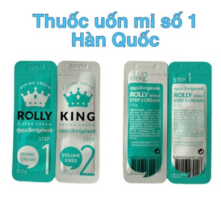 Thuốc uốn mi Hàn Quốc ROLLY KING (1 hộp nhỏ gồm 2 tép) (dụng cụ nối mi)