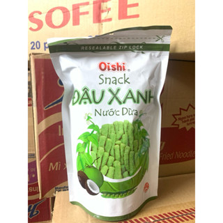 Snack Đậu Xanh Nước Dừa Oishi Túi Zip 70g