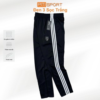 Quần Thể Dục Học Sinh 3 Sọc Trắng ( Suông / Bo ) Sport Tập Thể Dục Học Sinh Quần thể dục