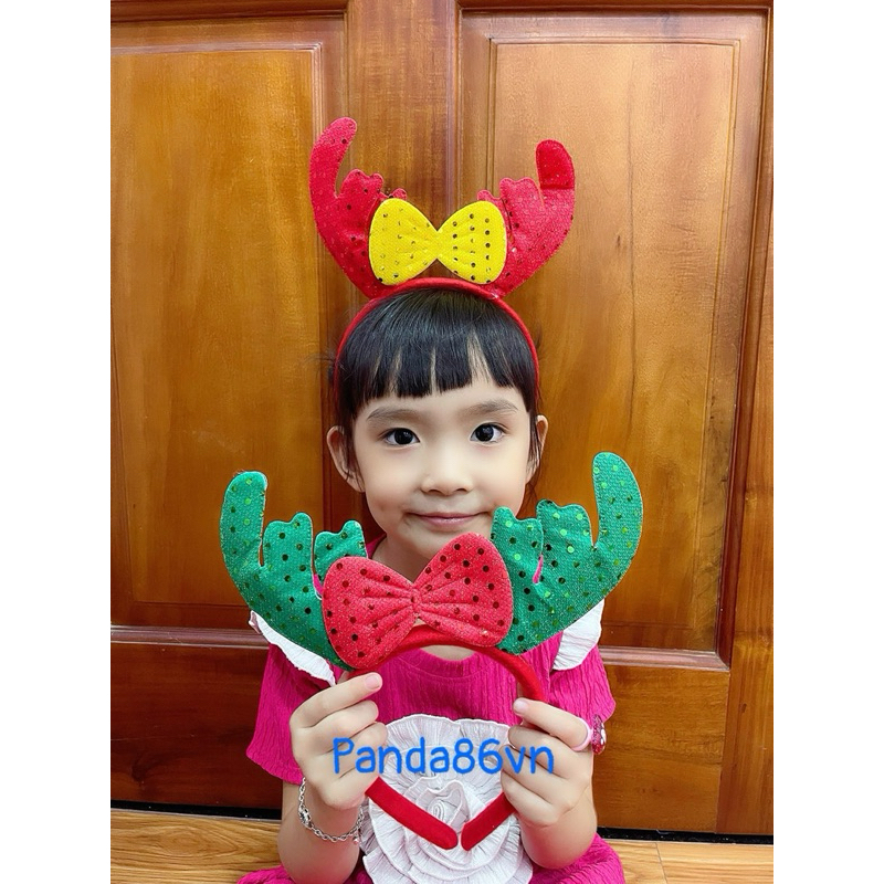 1 Cái Bờm Cài Tóc Noel - Bờm Noel Cho Bé - Quà Tặng Giáng Sinh Dành Cho Bé Yêu