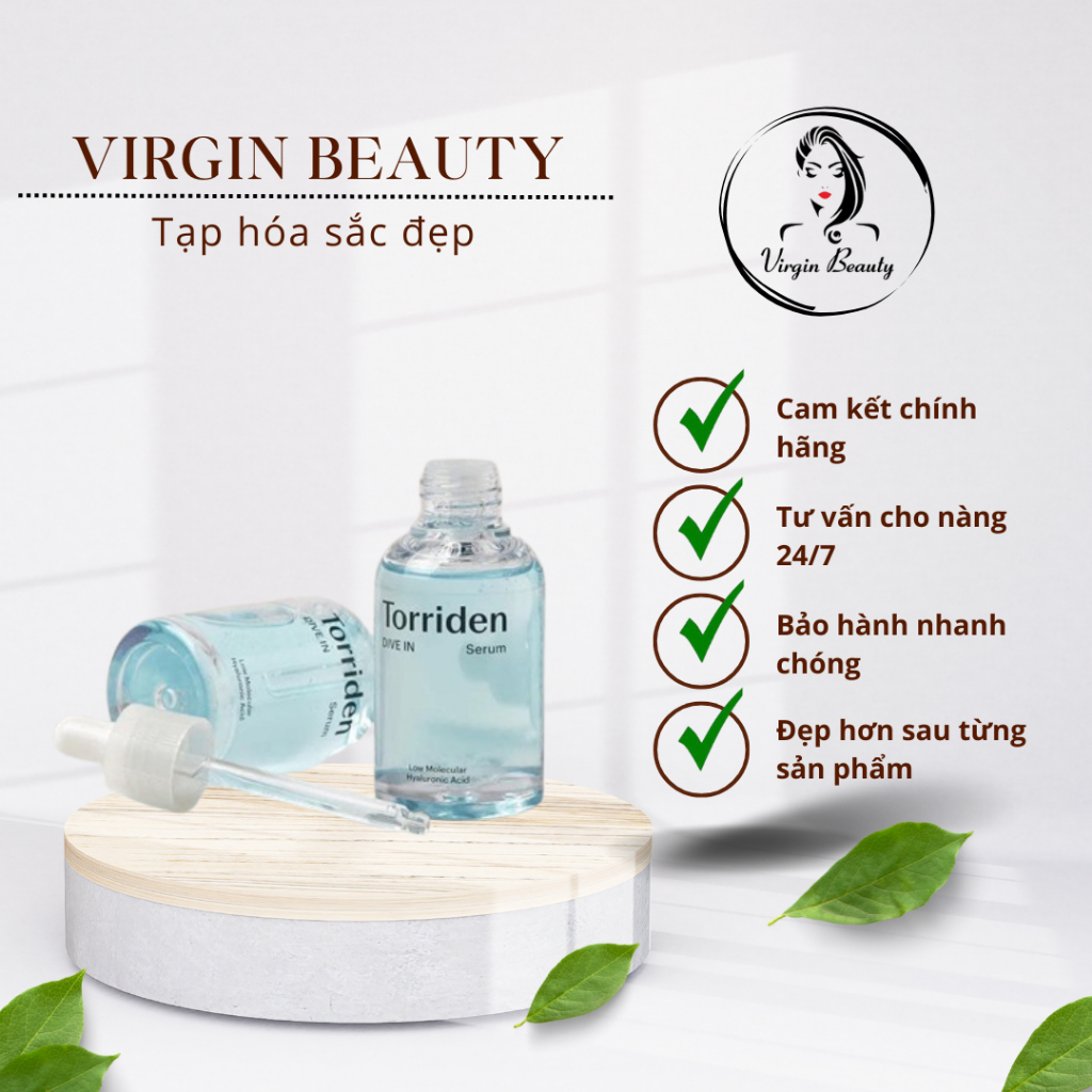 Serum HA Torriden Dive siêu cấp nước và phục hồi da -Virgin Beauty