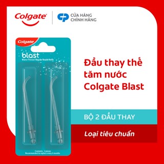  Bộ 2 đầu tăm nước Colgate thay thế - Phụ kiện cho máy tăm nước Colgate nhỏ gọn bỏ túi 