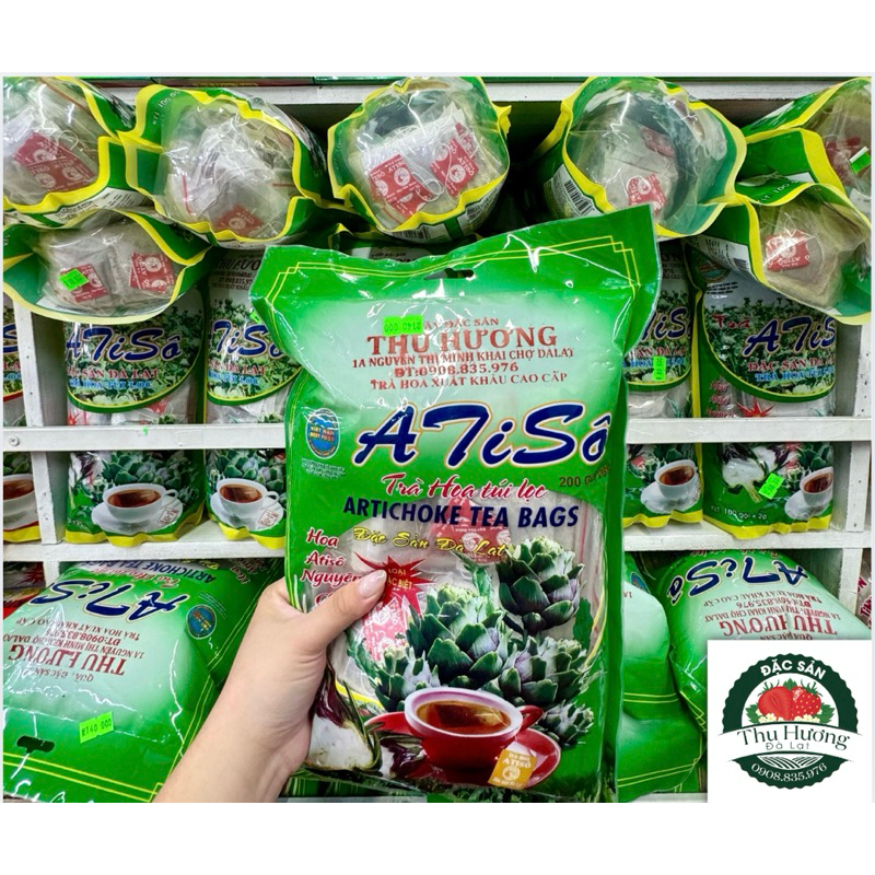 TRÀ HOA THÂN TÚI LỌC ATISO ĐÀ LẠT - Đặc sản Thu Hương Đà Lạt