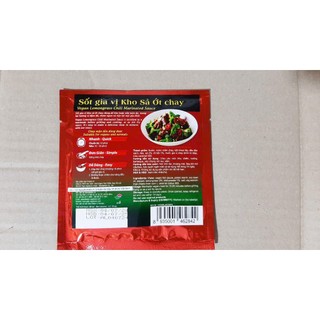 Sốt Gia Vị chay âu Lạc  : sốt me, nướng xá xíu, kho sả ớt, nướng lá móc mật (sản phẩm không ngũ vị tân)