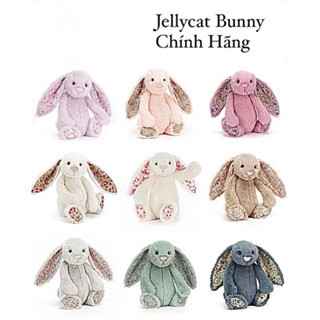   100% Authentic - thêu tên  Thỏ bông Jellycat Bunny Blossom tai hoa chính hãng Jellycat 