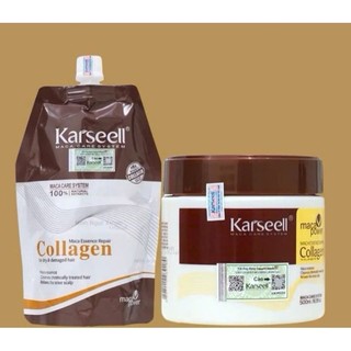DẦU HẤP TÓC COLLAGEN KARSEELL MACA SIÊU MỀM MƯỢT TÓC 500ML