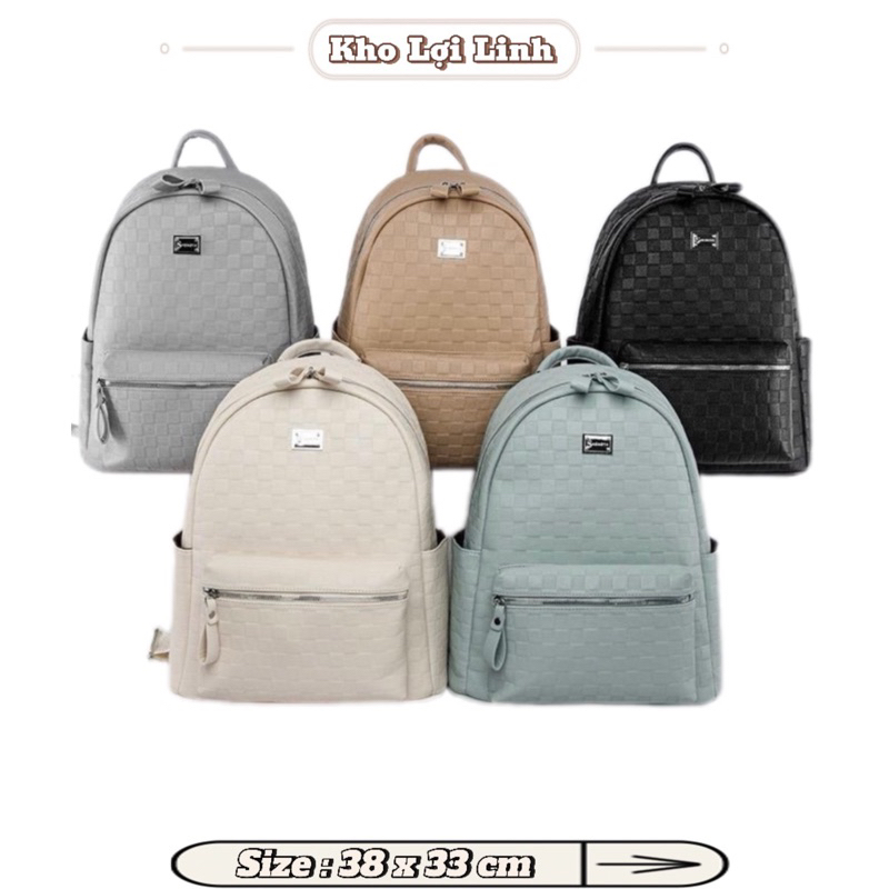 Balo da thời trang , chất liệu da PU cao cấp hàng Quảng Châu