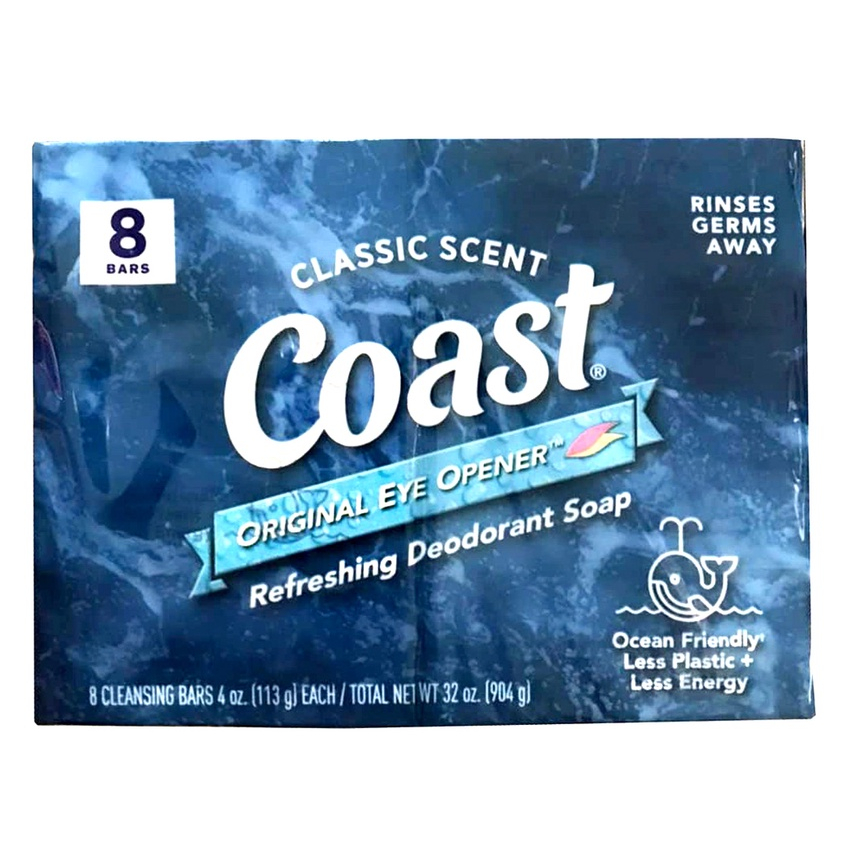 Xà bông cục Coast của Mỹ (lốc 8 cục)