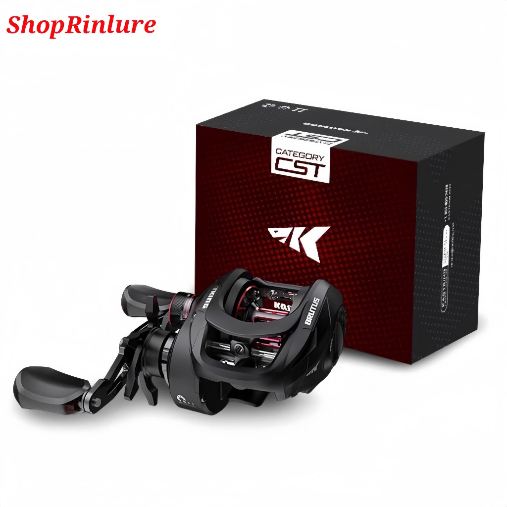 Máy câu cá ngang Kastking Brutus lực tải 8kg 5+1 Bạc đạn tốc độ quay 7.2:1
