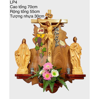 Bàn thờ Công Giáo bằng gỗ đẹp
