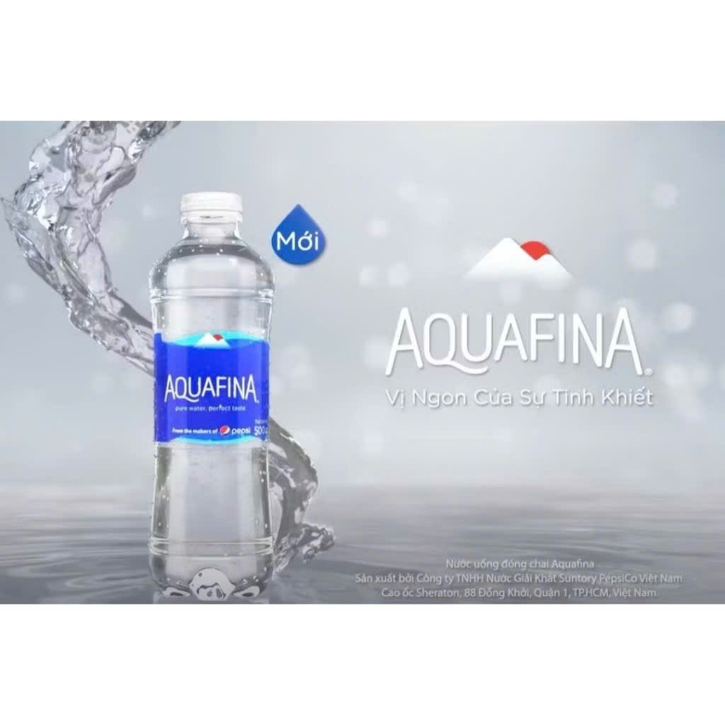 NƯỚC SUỐI TINH KHIẾT AQUAFINA 355ML